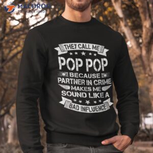 funny pop dad shirt valentine fathers day christmas sweatshirt