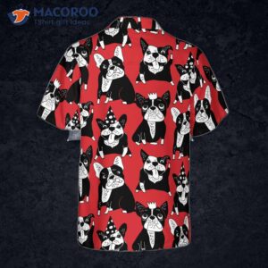 funny red french bulldog hawaiian shirt 1