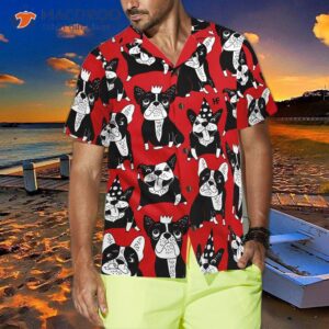 funny red french bulldog hawaiian shirt 3
