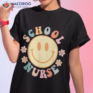 Funny School Nurse Graphic Tees Tops Back To Shirt