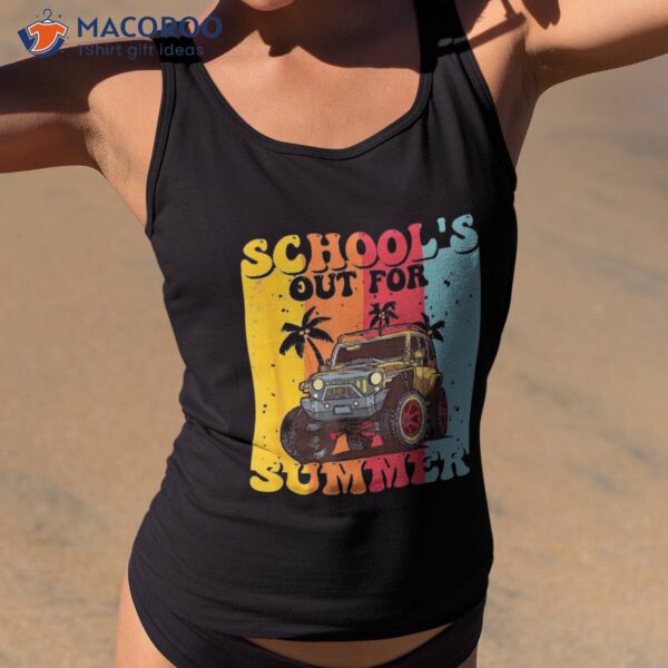 Funny School’s Out For Summer Teacher Vacation Groovy Shirt