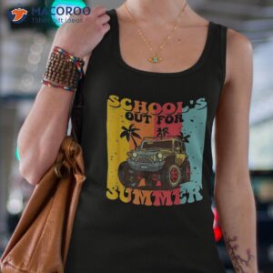 funny school s out for summer teacher vacation groovy shirt tank top 4