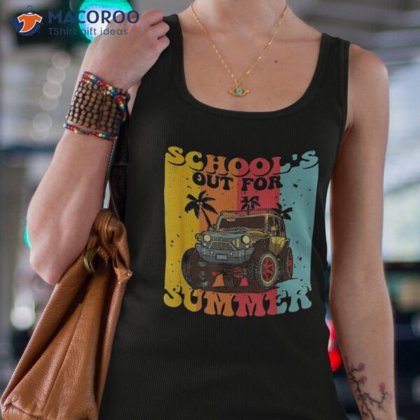 Funny School’s Out For Summer Teacher Vacation Groovy Shirt