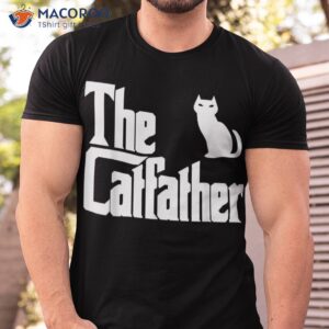 Funny The Catfather Fathers Day Cat Dad Pet Owner Gift Shirt