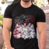 Funny Three Cat 4th Of July American Flag Patriotic Shirt