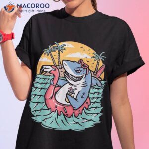 Funny Vintage Shark Design For Basking Goblin Lovers Shirt