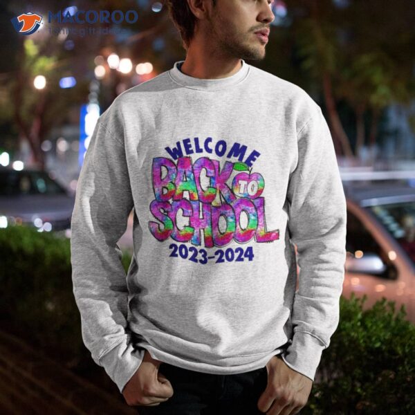 Funny Welcome Back To School First Day Of Teachers Shirt