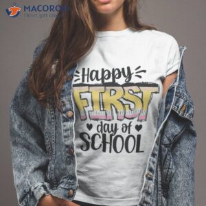 Funny Welcome Back To School First Day Of Teachers Shirt