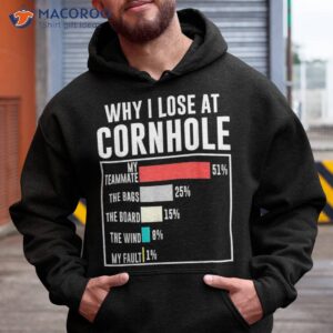 Funny Why I Lose At Cornhole Humor Lover Shirt