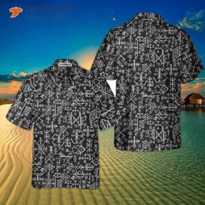 futhark norse icelandic and viking symbol hawaiian shirt seamless pattern shirt for 2