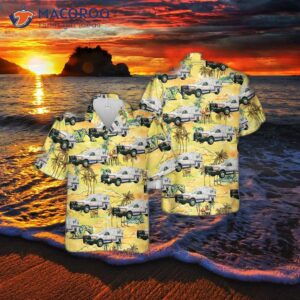 Gadsden County Ems Florida Hawaiian-style Shirt