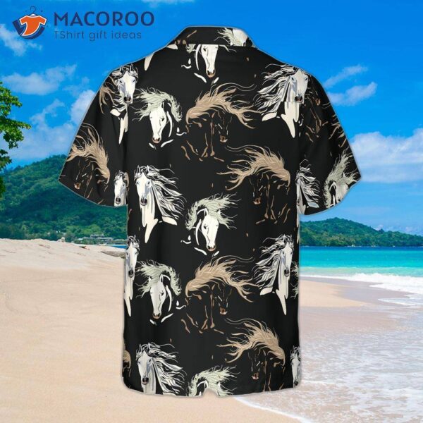 Galloping Horse Shirt For ‘s Hawaiian