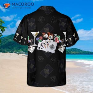 gambling and wine hawaiian shirt 1