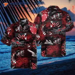 Gambling-pattern Hawaiian Shirt