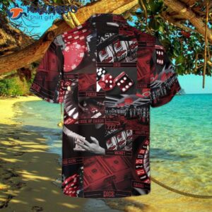 gambling pattern hawaiian shirt 1