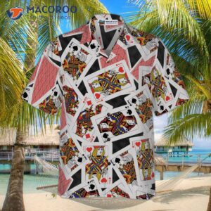 gambling poker card hawaiian style shirt 2
