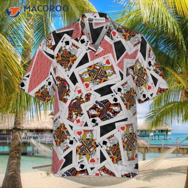 Gambling Poker Card Hawaiian-style Shirt