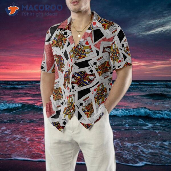 Gambling Poker Card Hawaiian-style Shirt