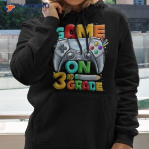 game on 3rd grade back to school level unlocked shirt hoodie