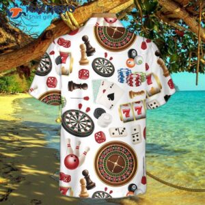 games together hawaiian shirt multiple game pattern shirt 1