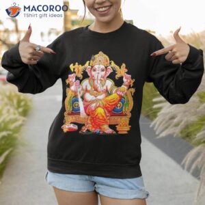 ganesh elephant hindu god ganesha yoga spiritual meditation shirt sweatshirt