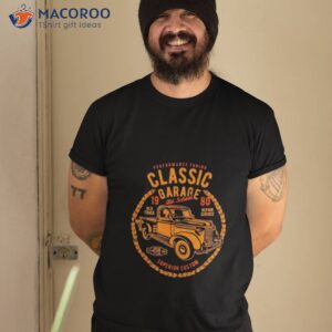 garage vintage car shirt tshirt 2