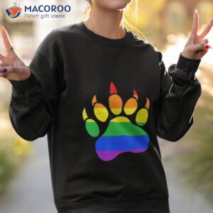 gay bear paw pride lgbt pride polar cubs t shirt sweatshirt 2