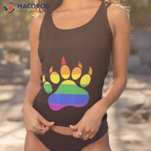 gay bear paw pride lgbt pride polar cubs t shirt tank top 1