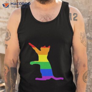 gay cat lgbtq gay pride kitten shirt tank top