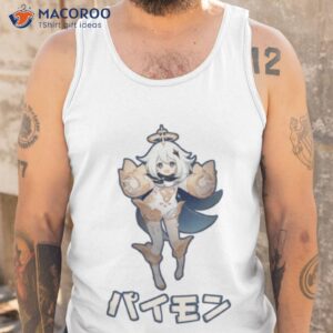 genshin impact paimon kanji shirt tank top