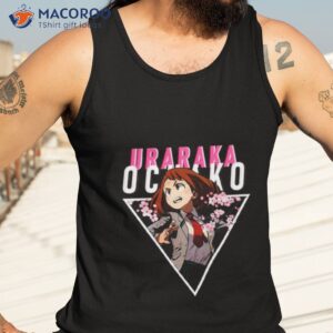 geometric design uraraka ochako anime shirt tank top 3