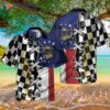 Georgia Racing Flag Hawaiian Shirt