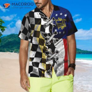 georgia racing flag hawaiian shirt 3