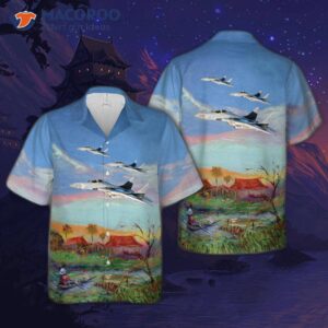 German Air Force Luftwaffe Mig-29 Hawaiian-style Shirt