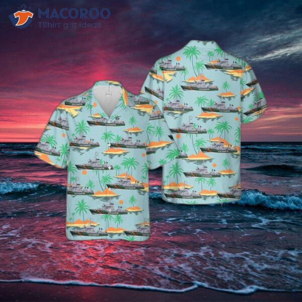 German Federal Coast Guard’s Ms Kalkgrund Hawaiian Shirt