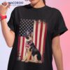 German Shepherd American Flag Shirt Independence 4th Of July