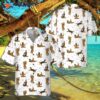 German Shepherd Doing Yoga Hawaiian Shirt, Funny Dog Shirt For Adults