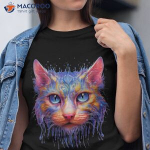 Get Your Cute Cat Face As Liquid Alloy Dripping To Ice Water Shirt