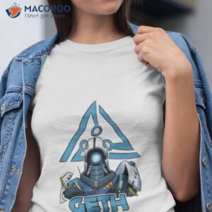 geth bust mass effect shirt tshirt