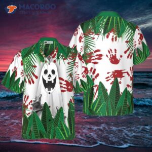 Ghost In The Bushes Halloween Hawaiian Shirt, Unique Shirt For And