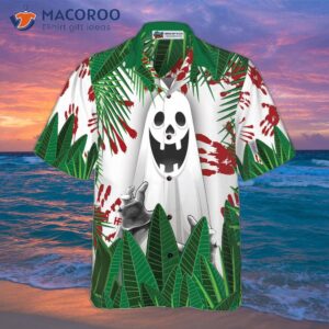 ghost in the bushes halloween hawaiian shirt unique shirt for and 2