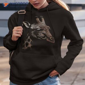 giraffe artwork animal art shirt hoodie 3
