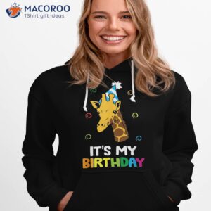 giraffe birthday it s my funny shirt hoodie 1