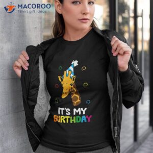 Giraffe Birthday It’s My Funny Shirt