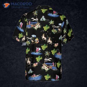 go bucks logo hawaiian christmas shirt 2