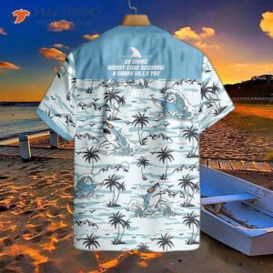 go diving worst case scenario a shark kills you in hawaiian shirt 1