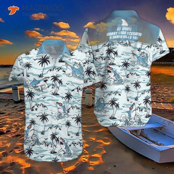 Go Diving; Worst Case Scenario, A Shark Kills You In Hawaiian Shirt.