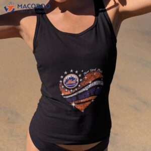 go mets baseball orange glitter heart 2023 shirt tank top 2