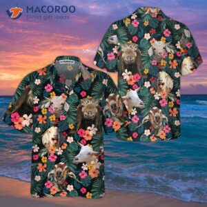 Goat Aloha Hawaiian Shirt, Funny Shirt For Adults, Print