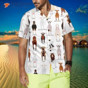 goat breed hawaiian shirt funny shirt for adults print 3